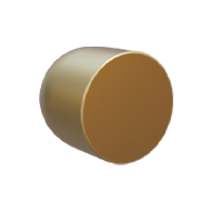 Lui - Kit double Tournable Knob - Black